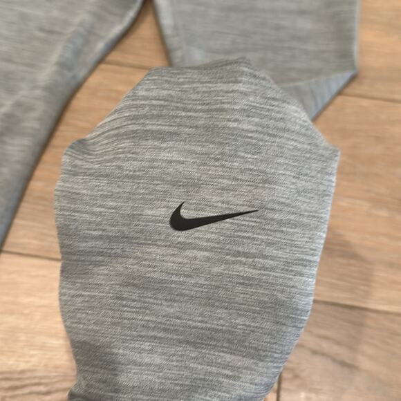 NIKE Heathered Gray One Dri-Fit Workout Running Active Legging Bottoms Size M - Picture 10 of 13